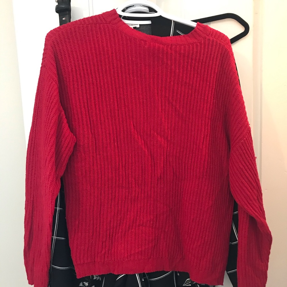 Red long sleeve